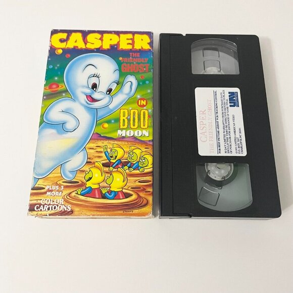 Vth 90s Casper The Friendly Ghost In Boo Moon VHS - Picture 11 of 13